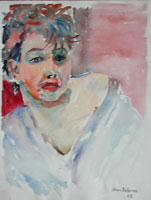 Ulla 02, Portrait, Pastell